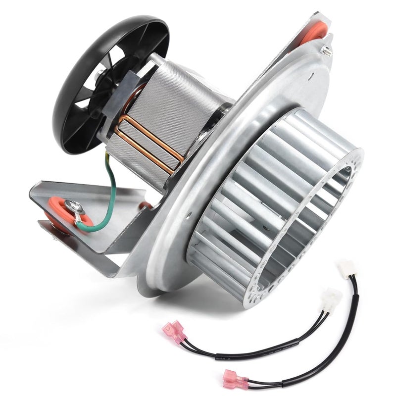 Aibabcue Furnace Draft Inducer Motor Assembly for Carrier, Bryant, Payne, Jakel Furnace 318984-753 HC21ZE117 HC21ZE114A LA11AA005 Inducer Motor Blower Wheel with Mounting Bracket Kit Replacement Parts - Image 1